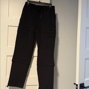Athleta Black Textured Pants